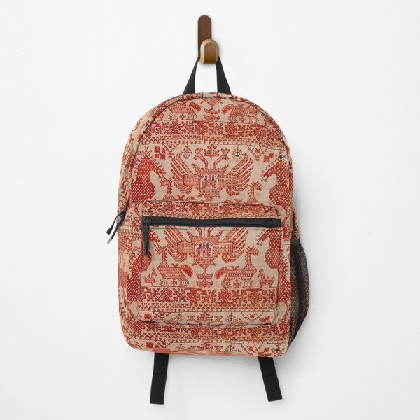 Item preview, Red Border Pattern with Horses designed and sold by vintagemother.