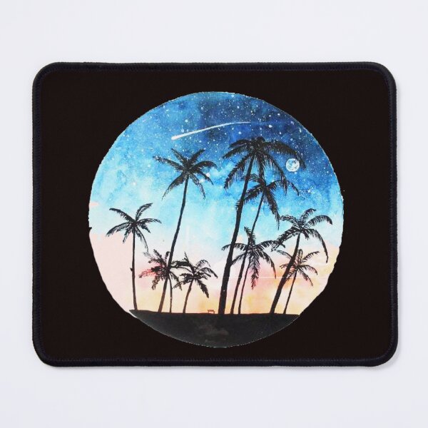 Item preview, Palm trees at night designed and sold by zeljana0504.