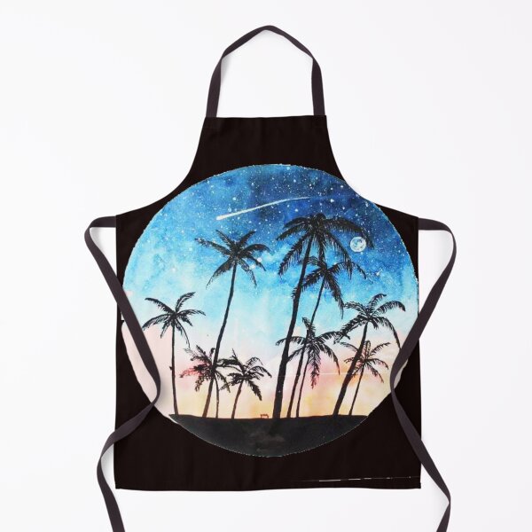 Item preview, Palm trees at night designed and sold by zeljana0504.