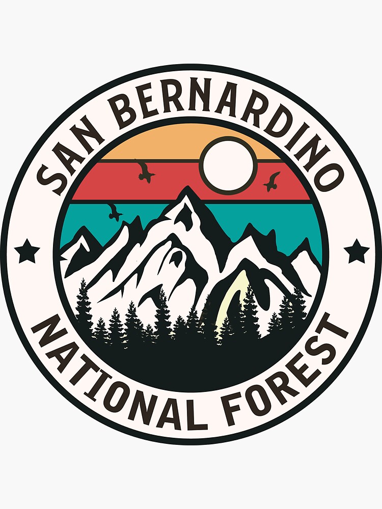 "San bernardino national forest" Sticker for Sale by CoolCraze Redbubble