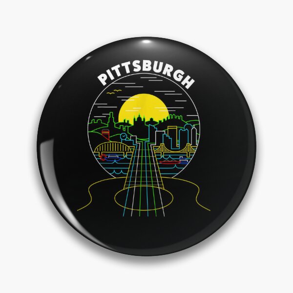 Item preview, Vintage Pittsburgh Music Guitar - 412 Pittsburgh Bridges designed and sold by Wendiart.