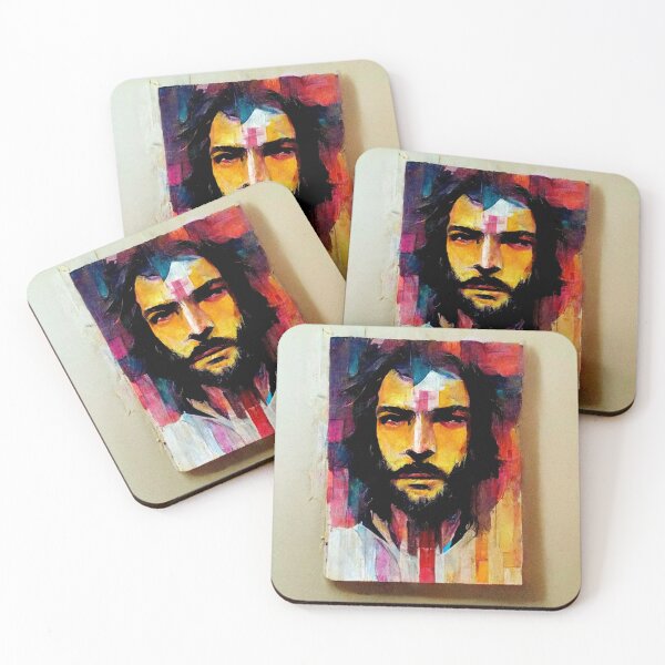 Item preview, Christ abstract painting design  designed and sold by nightspeed.