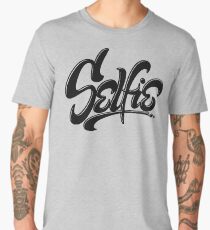 Awesome Skateboard Graffiti Selfie Street Art Lettering - Earthy Green Men's Premium T-Shirt