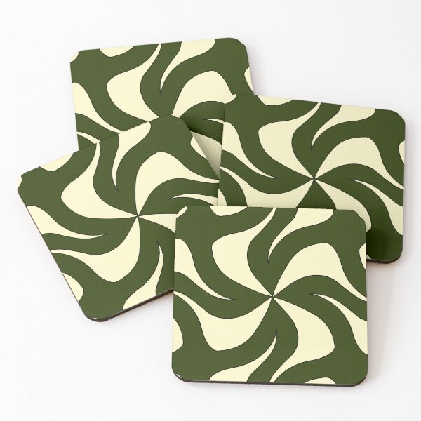 Item preview, Retro Military Swirl Pattern designed and sold by patternologyy.