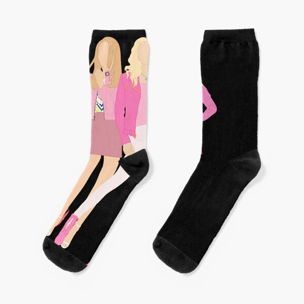 Mean Girls Pink Knee High Socks