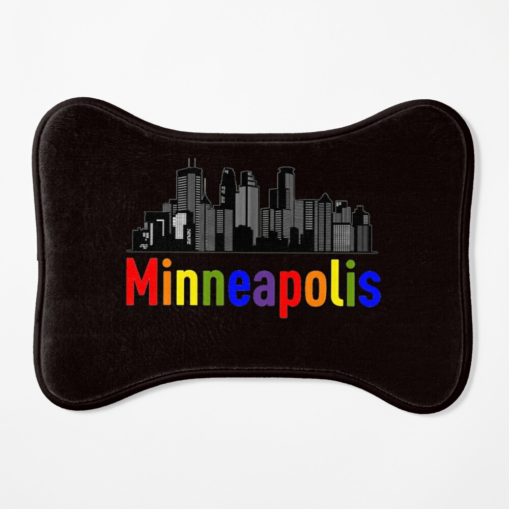 Minneapolis Minnesota skyline twin cities rainbow gay pride lgbtq 