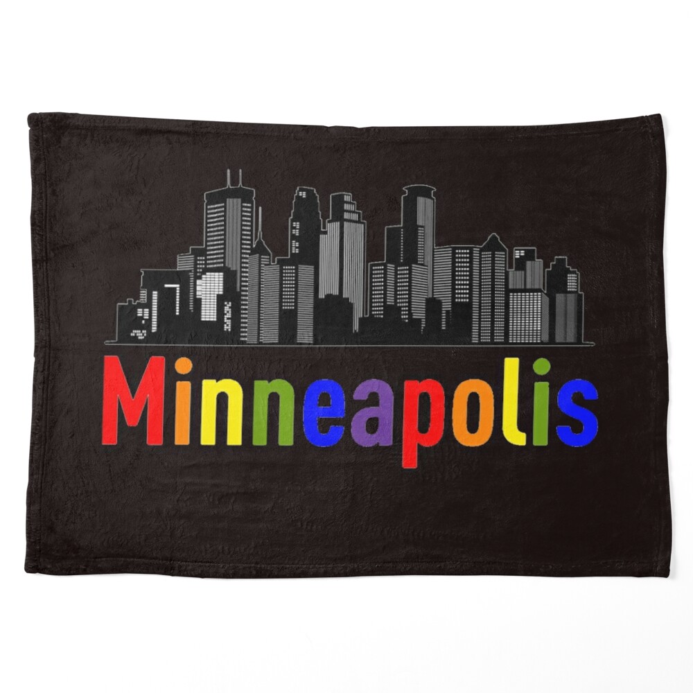 Minneapolis Minnesota skyline twin cities rainbow gay pride lgbtq 