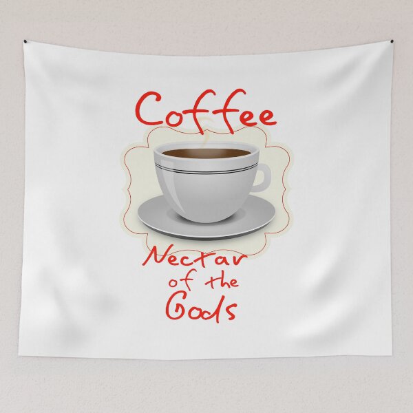 Aperçu de l'œuvre CAFÉ, NECTAR DES DIEUX créée et vendue par thedvguy.