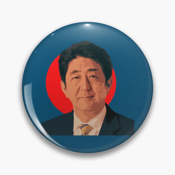 Item preview, Retro Vintage Shinzo Abe former Japanese prime minister designed and sold by EdselLucas.