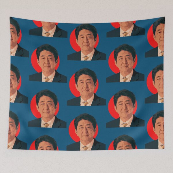 Item preview, Retro Vintage Shinzo Abe former Japanese prime minister designed and sold by EdselLucas.