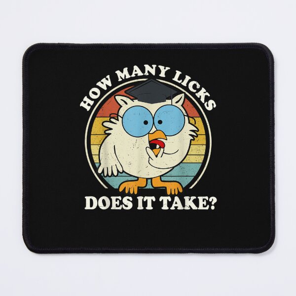 Item preview, Funny Owl How Many Licks Does It Take Retro Vintage designed and sold by Wendiart.