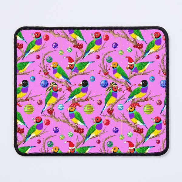 Item preview, Gouldian Finches Christmas Party designed and sold by Marta Tesoro.