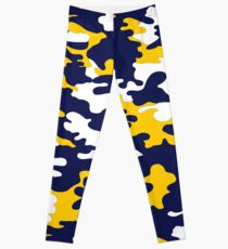 Blue & Yellow Camo II Leggings