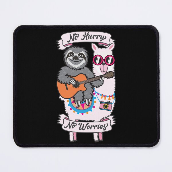 Item preview, Sloth Llama No Hurry No Worries designed and sold by plushism.