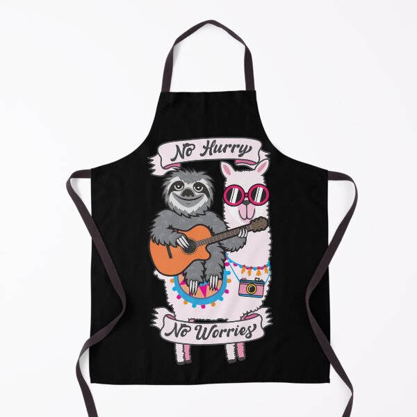 Item preview, Sloth Llama No Hurry No Worries designed and sold by plushism.