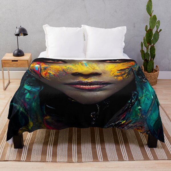 Item preview, A Black Power Woman in Colours wit Red Lips designed and sold by GambiJoop.