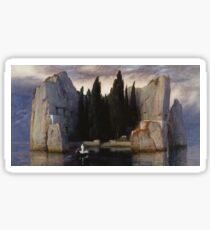 Isle of the Dead by Arnold Bocklin Sticker