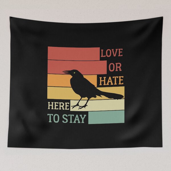 Item preview, grackle got no boss ( here to stay ) - AUSTIN WEIRD BIRD  designed and sold by Raiko-art.