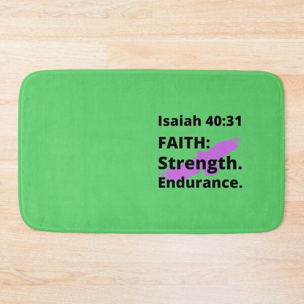 Item preview, Isaiah 40:31 Faith: Strength. Endurance. (with eagle) designed and sold by MGonline.