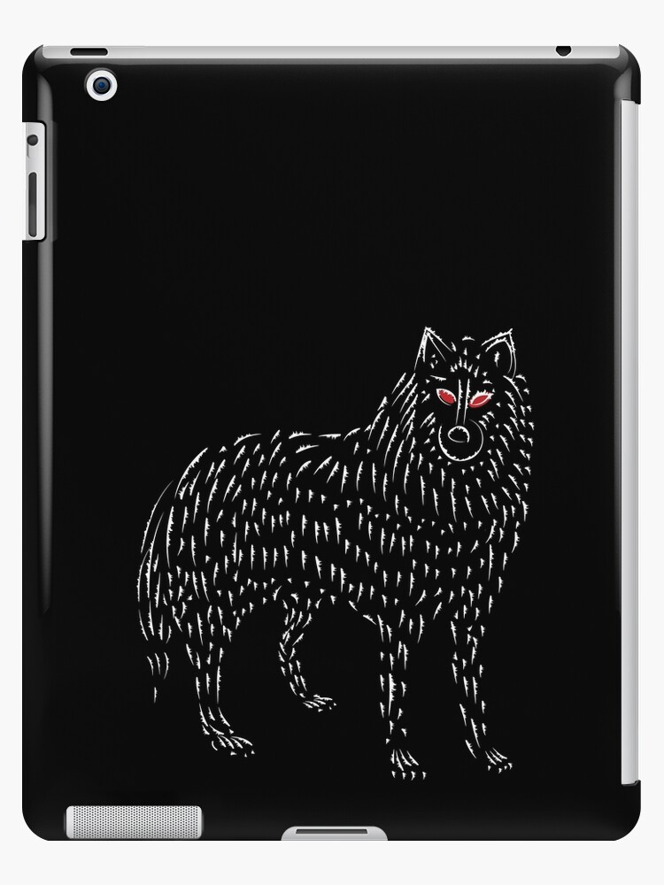 Ghost Game Of Thrones Direwolf Design Ipad Case Skin By