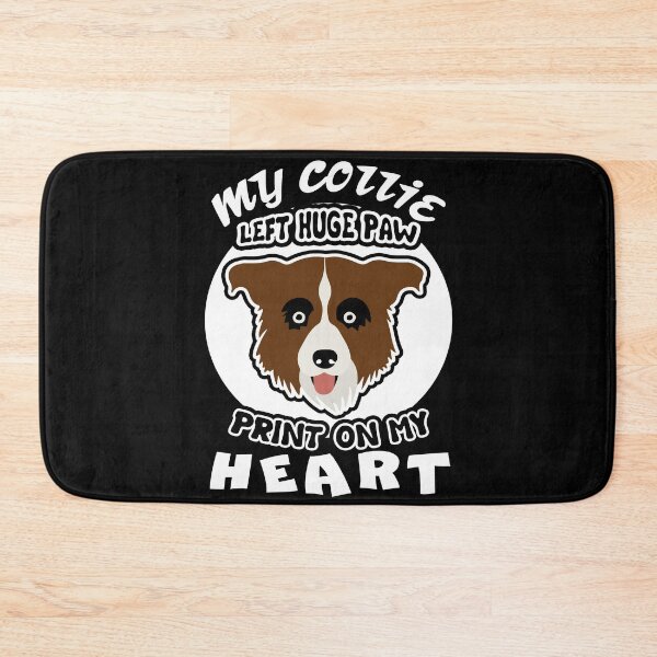 Item preview, My Border Collie Left Pawprint On My Heart designed and sold by UnknownArtistt.