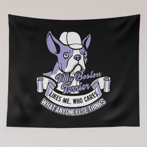 Item preview, My Boston Terrier Likes Me designed and sold by UnknownArtistt.
