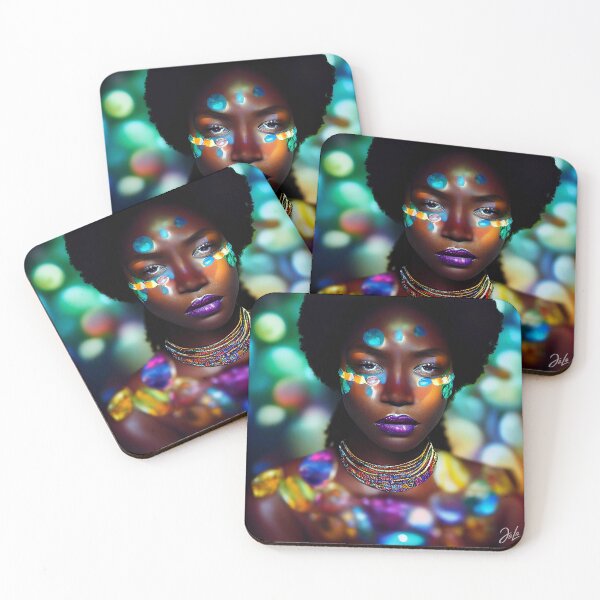 Item preview, African Woman In Gems designed and sold by GambiJoop.