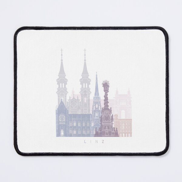 Item preview, LINZ SKYLINE POSTER PASTEL designed and sold by paulrommer.