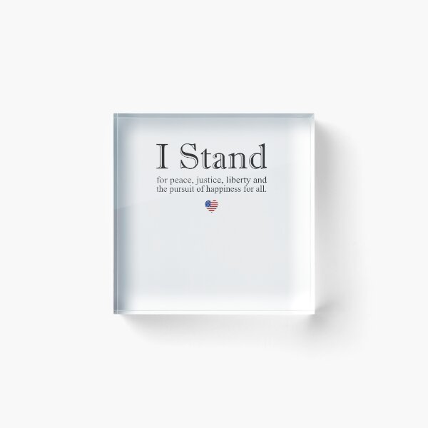 Item preview, I Stand for All designed and sold by gillys.