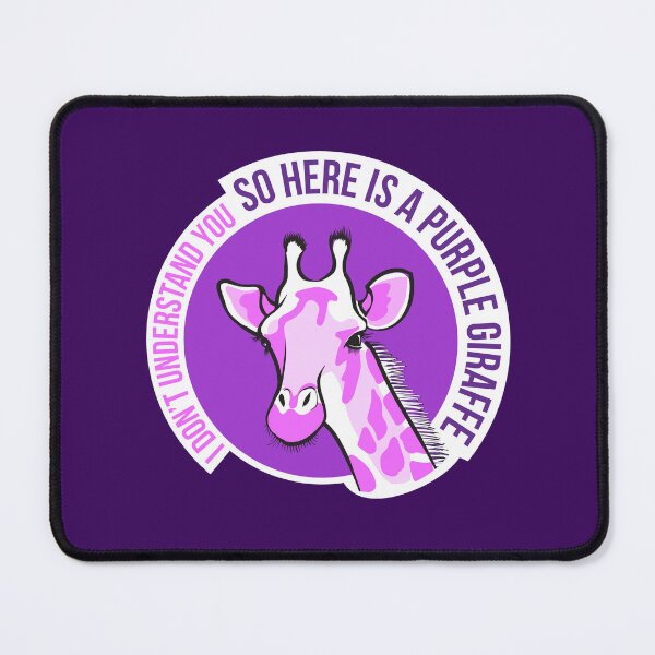 Item preview, Purple Giraffe designed and sold by sparklellama.