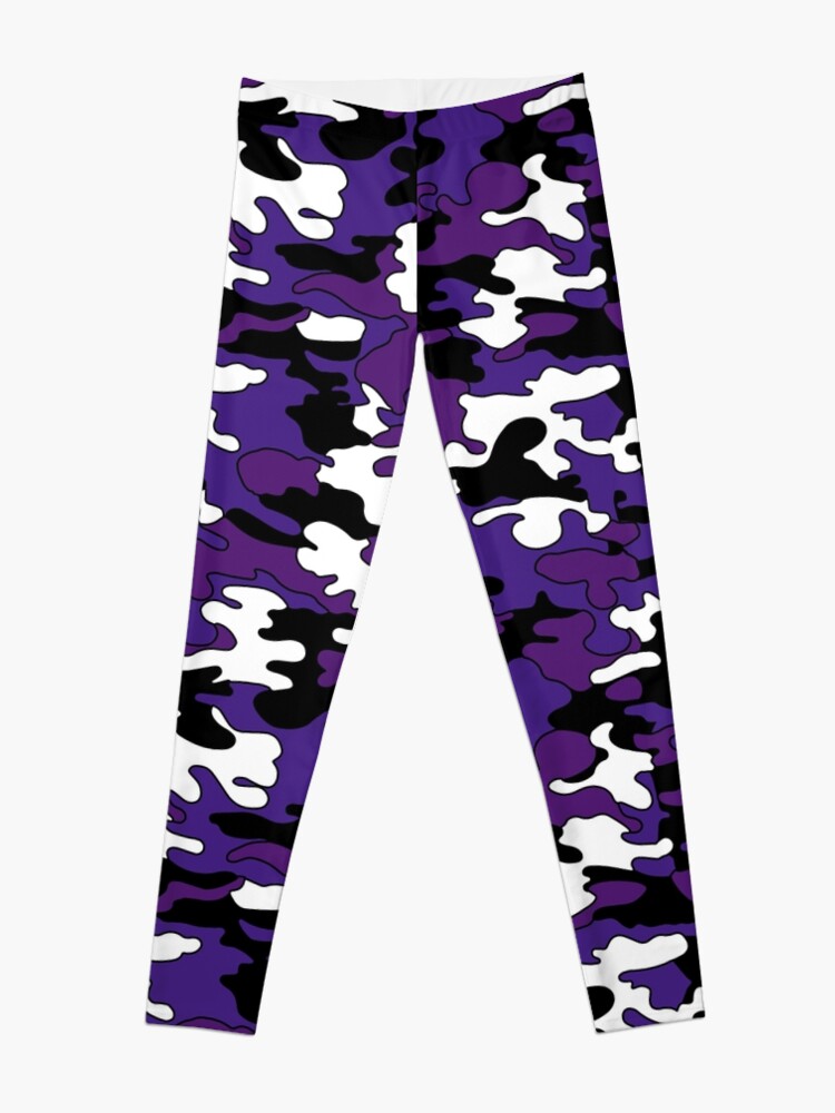 Rise by Lularoe Leggings Womens XS Purple Black Camo Pockets