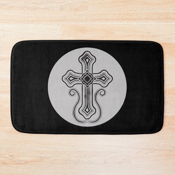 Item preview, Traditional Armenian Apostolic Church Cross in paper texture circle with black ink, christians support Armenia designed and sold by IsisOsiris.