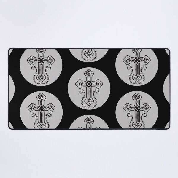 Item preview, Traditional Armenian Apostolic Church Cross in paper texture circle with black ink, christians support Armenia designed and sold by IsisOsiris.