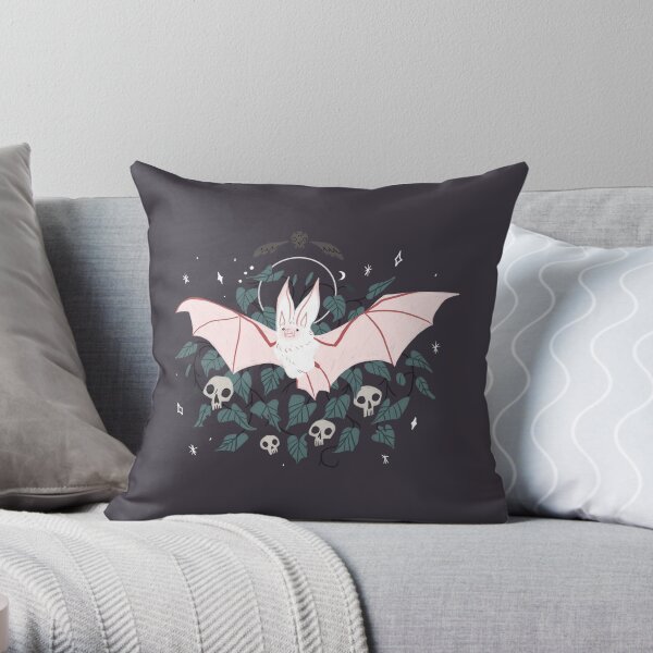 Familiar - Desert Long Eared Bat Throw Pillow
