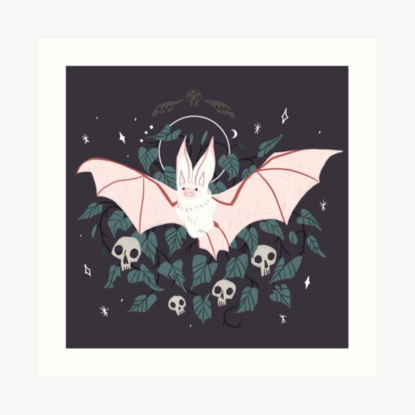 EL GATO GOMEZ PRINT GOTHIC HAUNTED WITCH WITCHCRAFT HALLOWEEN FOLK ART OUSIDER