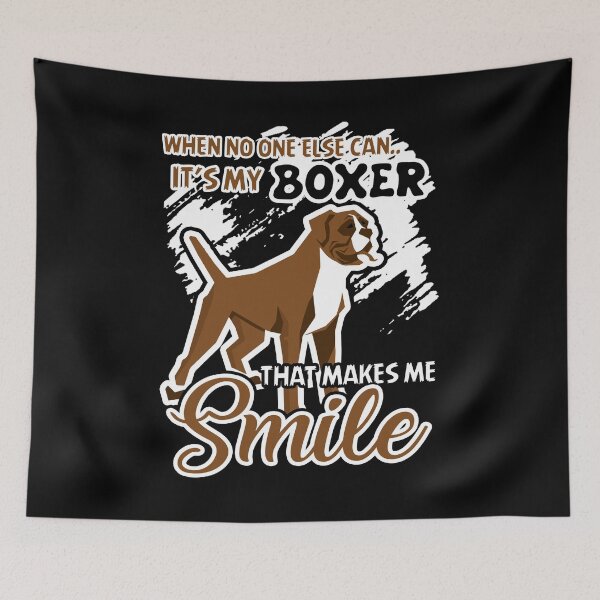 Item preview, My Boxer Makes Me Smile designed and sold by UnknownArtistt.