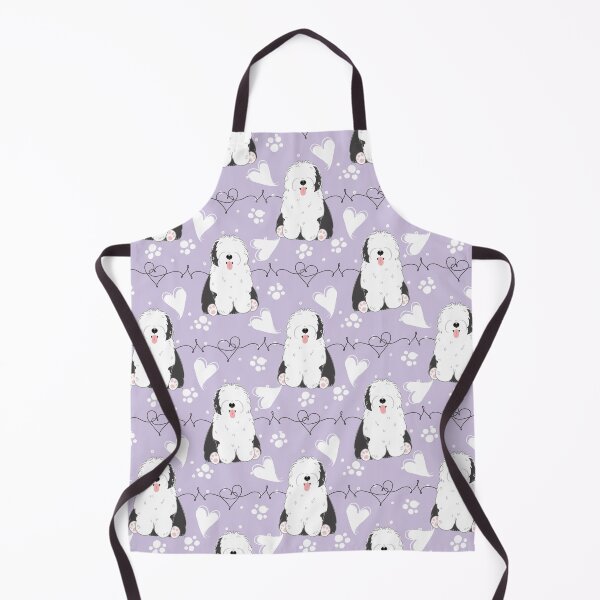 Item preview, Old English Sheepdog - Black and White 2 designed and sold by Lulupainting.