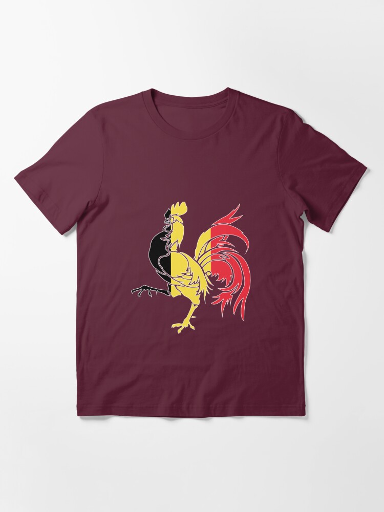 Wallonia Rooster T Shirt By Wickedcartoons Redbubble Belgium Flag