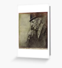 Leonard Cohen Greeting Card