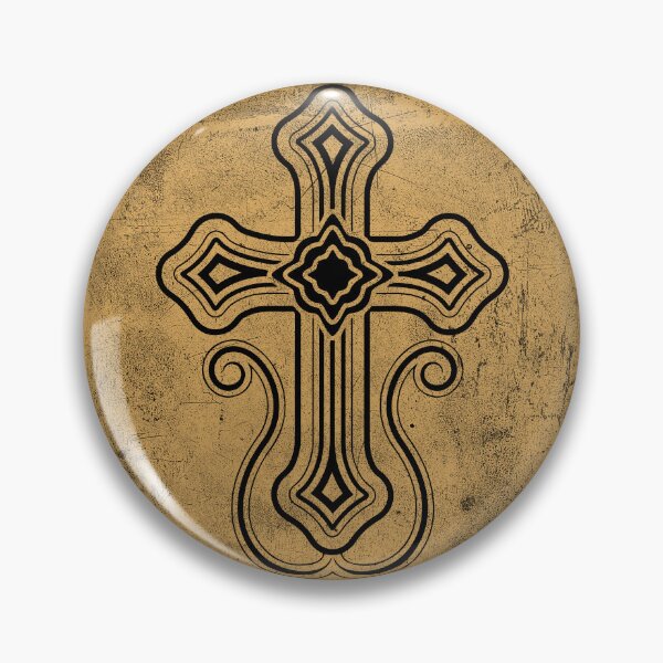 Item preview, Traditional Armenian Apostolic Church Armenian Cross in gold circle, christians supports Armenia designed and sold by IsisOsiris.
