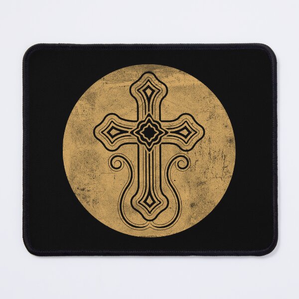 Item preview, Traditional Armenian Apostolic Church Armenian Cross in gold circle, christians supports Armenia designed and sold by IsisOsiris.