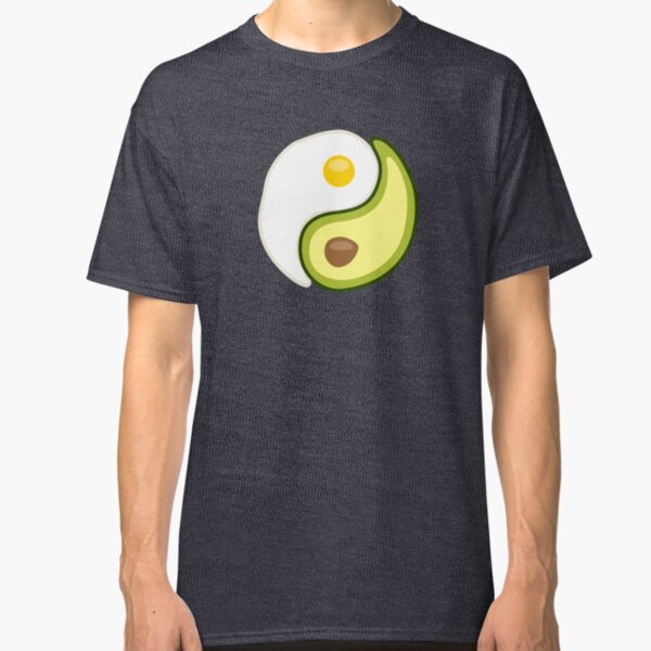 Avocado Egg Yin Yang Classic T-Shirt