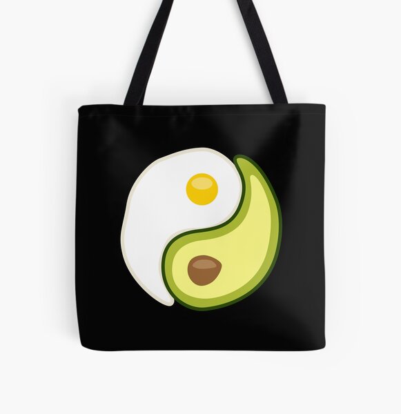 Vista previa del artículo con la obra «Aguacate Huevo Yin Yang», diseñado y vendido por lurchmerch.