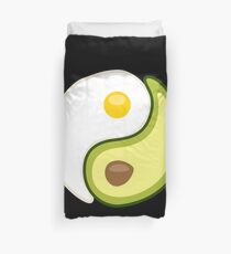 Avocado Egg Yin Yang Duvet Cover