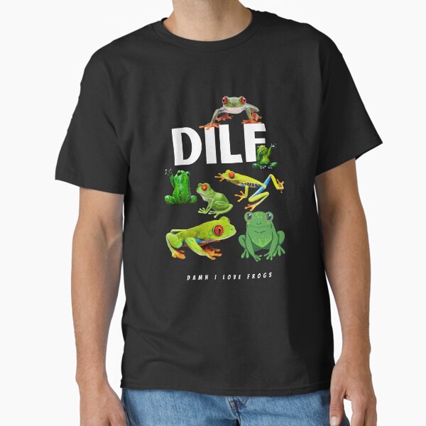 Vista previa del artículo con la obra «DILF Maldita sea, me encantan las ranas», diseñado y vendido por Ahmed  Feki.