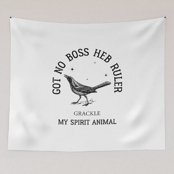 Item preview, grackle got no boss  - AUSTIN SPIRIT ANIMAL designed and sold by Raiko-art.