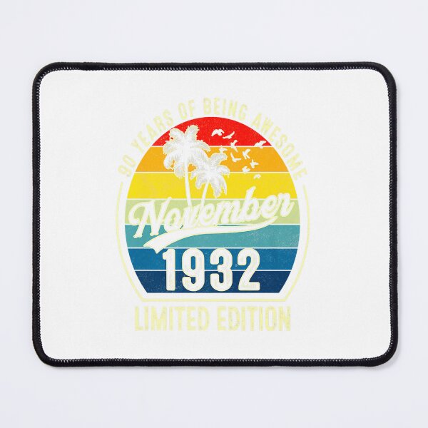 Item preview, 90 Years Old Gifts Awesome Since November 1932 90th Birthday Premium designed and sold by TGMerwin.