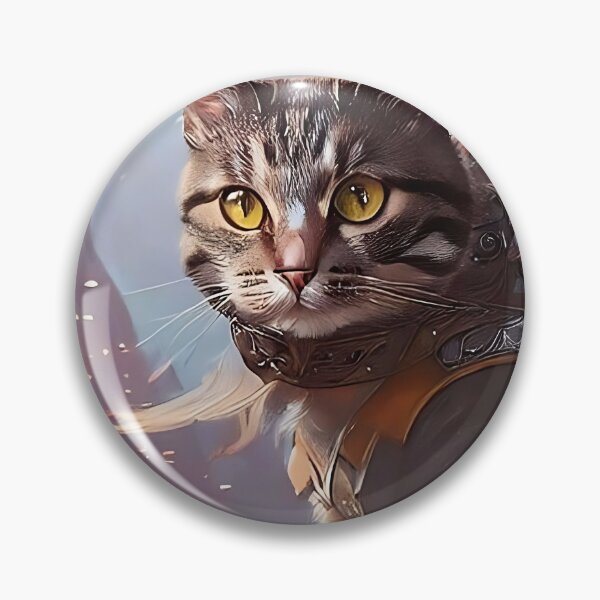 Artikelvorschau, Katze in nordischer Rüstung entworfen und verkauft von Catagraphic.