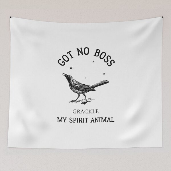 Item preview, grackle got no boss  - AUSTIN SPIRIT ANIMAL designed and sold by Raiko-art.