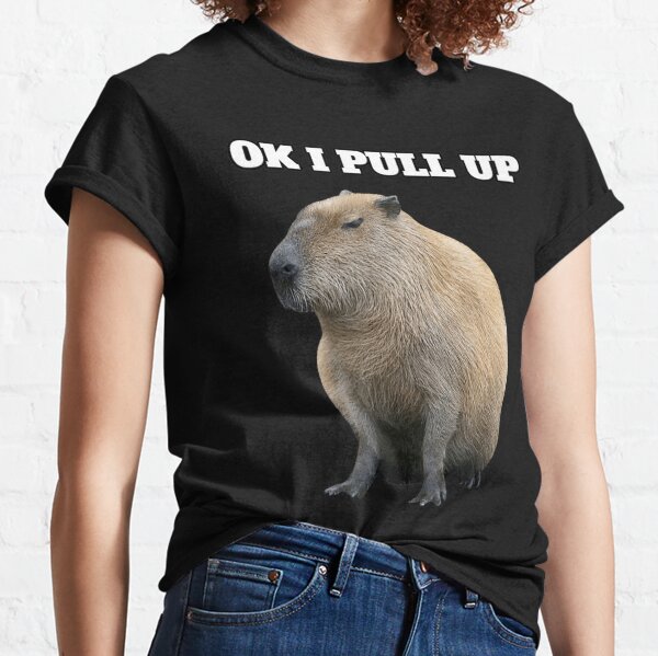 Ok I Pull Up Meme Giant Capybara Capzilla Funny Retro Backpack for Sale by  grex2908